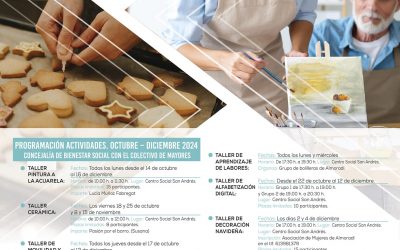 ALMORADÍ OFRECE MÁS DE UNA DECENA DE ACTIVIDADES PARA LA DIVERSIÓN Y APRENDIZAJE DE SUS MAYORES