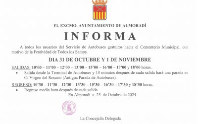 Servicio de Autobuses al Cementerio Municipal