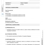 CONVOCATORIA DE PLENO ORDINARIO